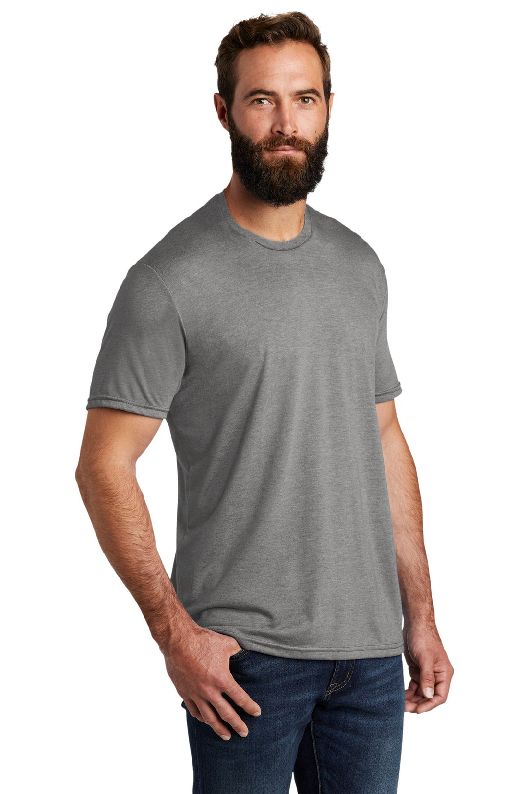 Aluminum Grey Allmade Unisex Tri-Blend Tee AL2004