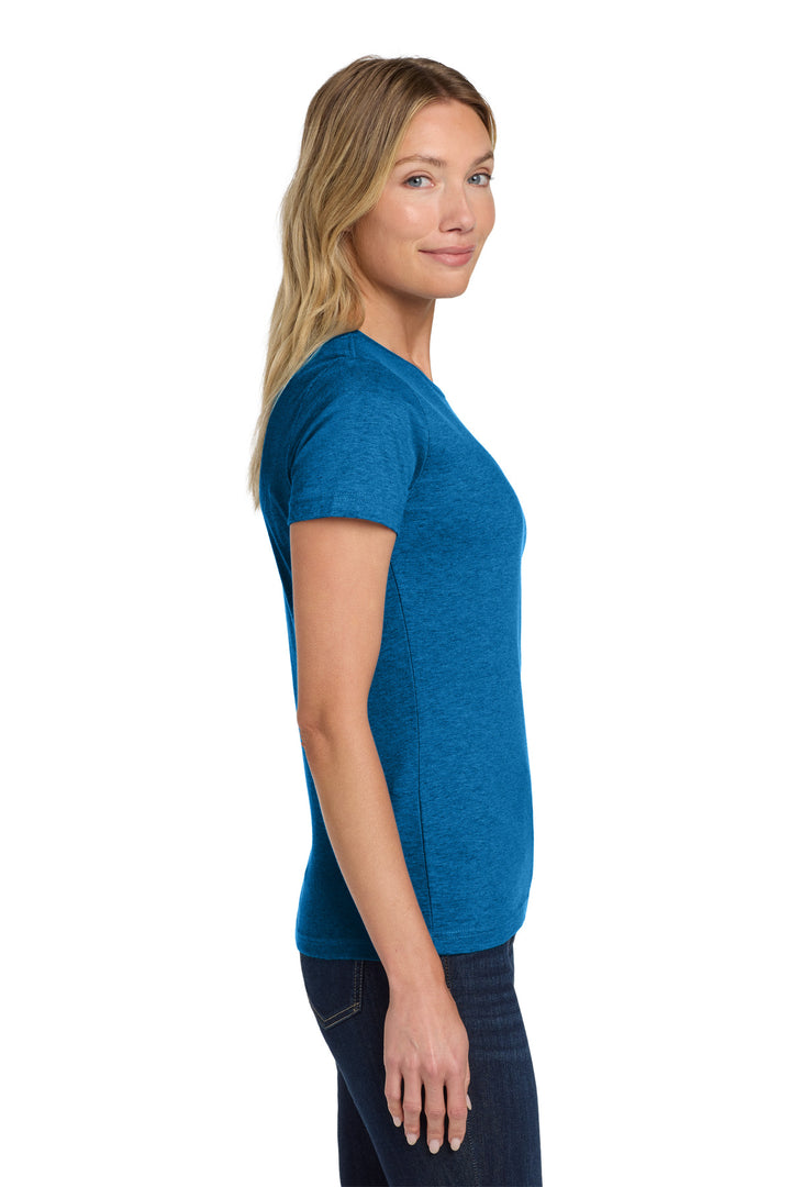 Antqu Sapphire Gildan Softstyle Women's T-Shirt. 64000L