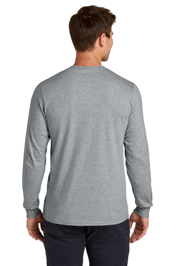 AthlHthr Jerzees Classics Unisex Cotton Long Sleeve T-Shirt 363L