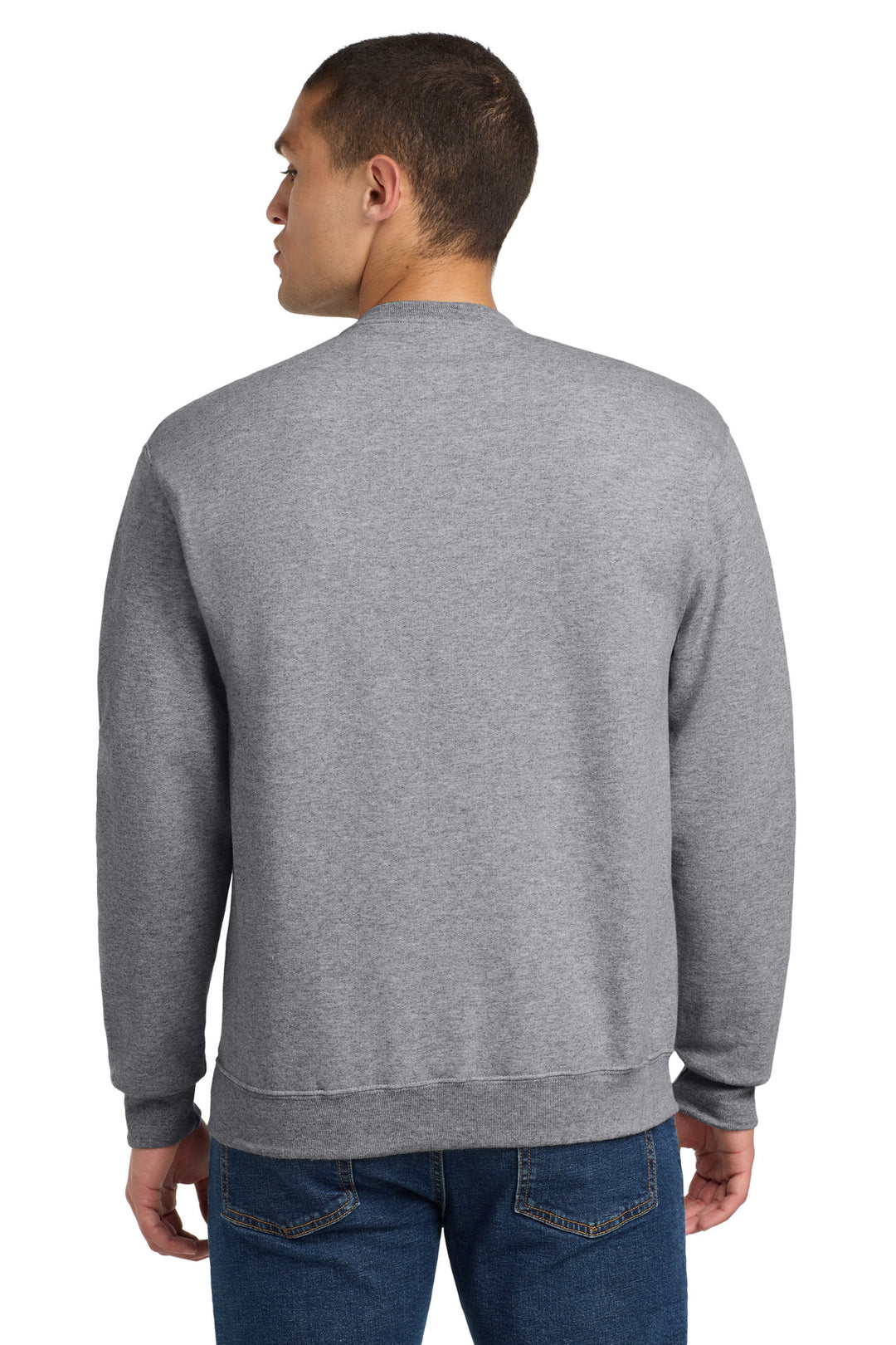 AthlHthr Jerzees - NuBlend Crewneck Sweatshirt. 562M