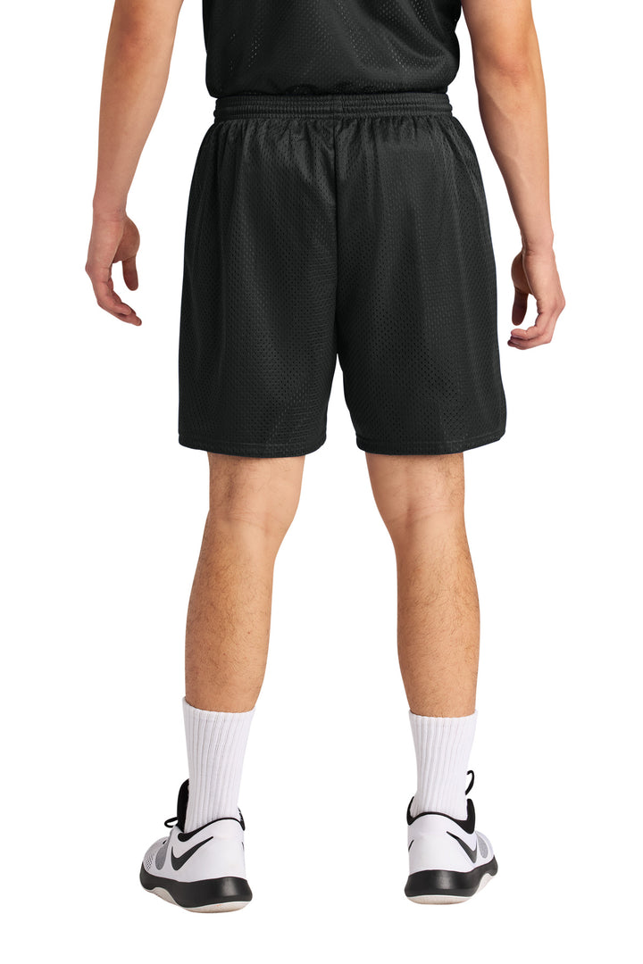 Black A4 Sprint 7" Mesh Short A4N5293