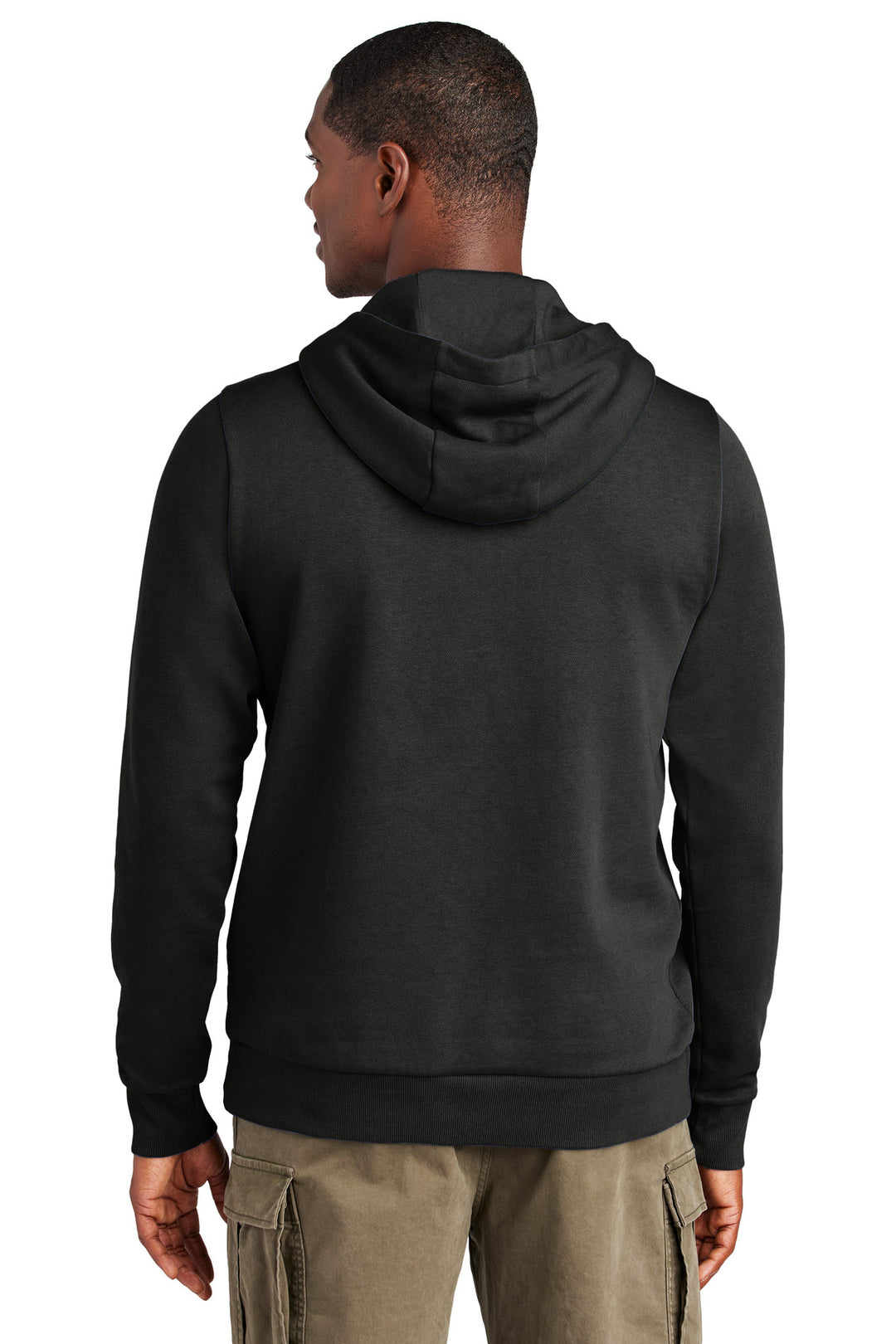 Black District Wash Fleece Hoodie DT2200