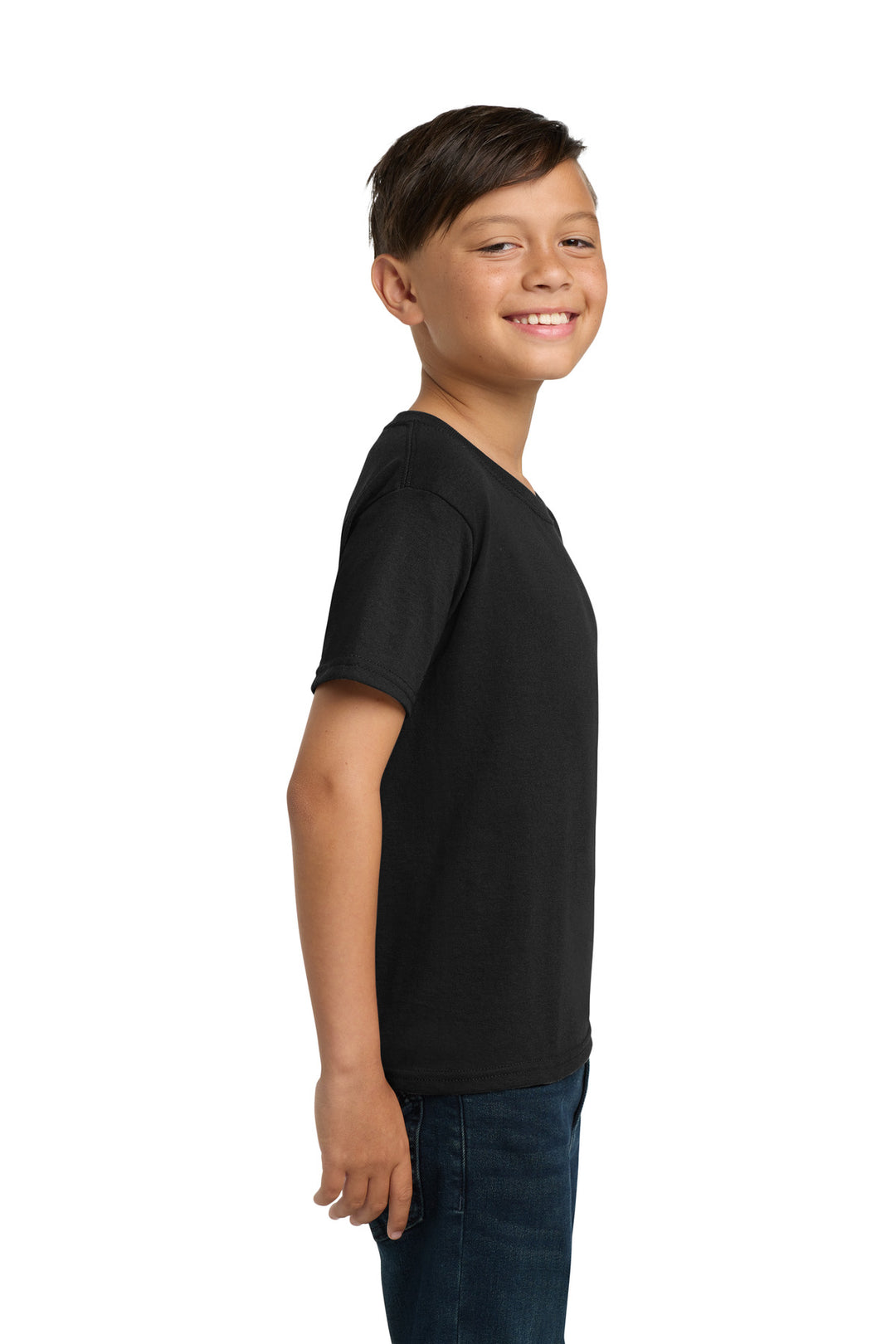 Black Jerzees - Youth Dri-Power 50/50 Cotton/Poly T-Shirt. 29B