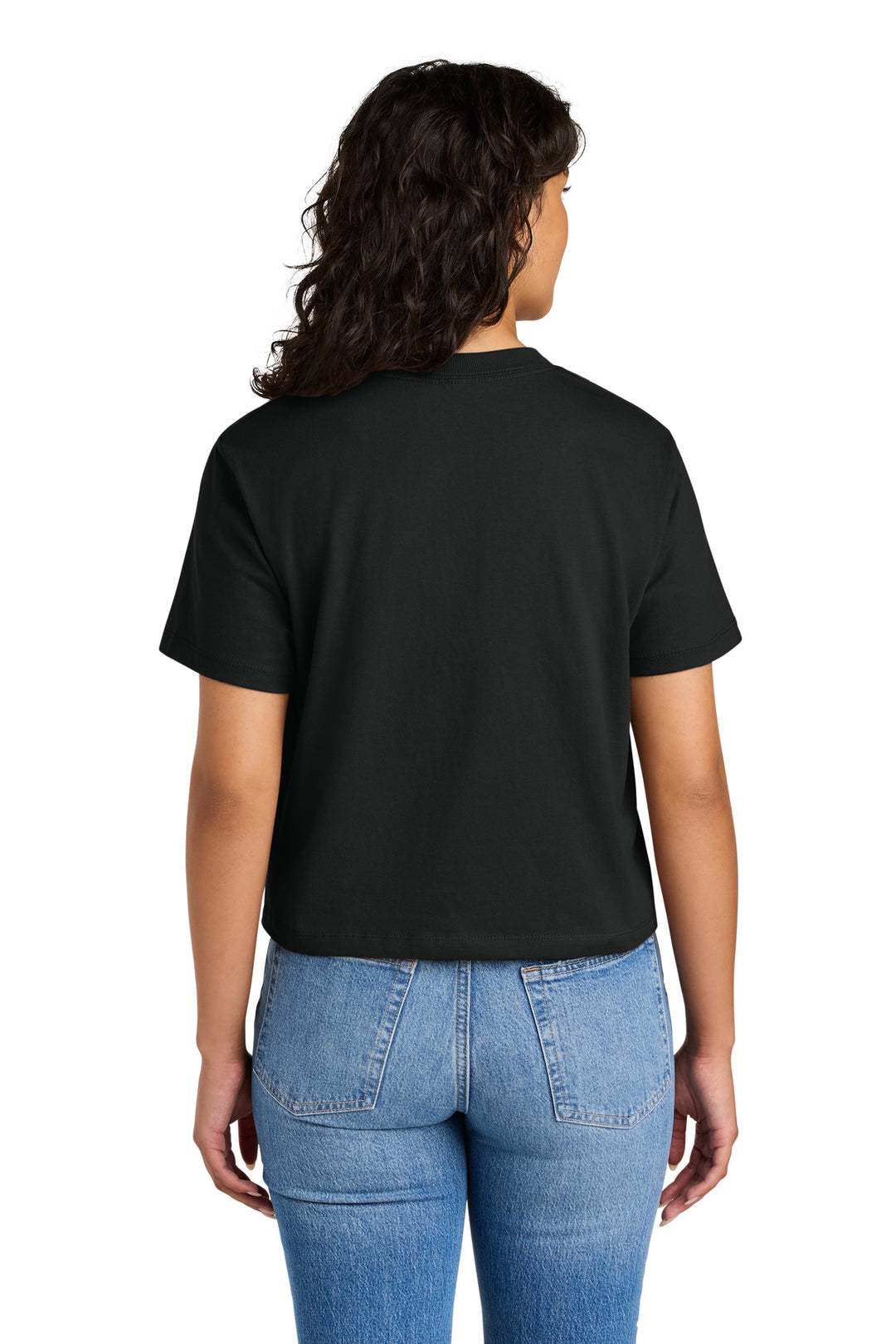Black Next Level Apparel Women's Heavyweight Boxy Tee NL7610