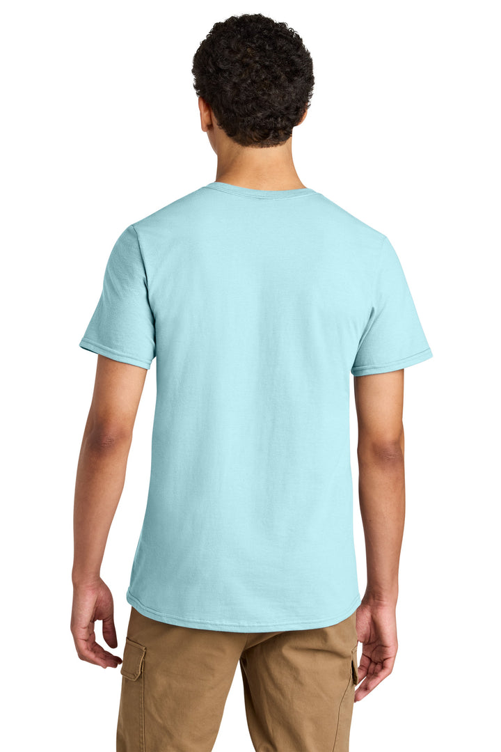 BreezyBlue Jerzees Unisex Premium Combed Ring Spun Cotton Tee 570M