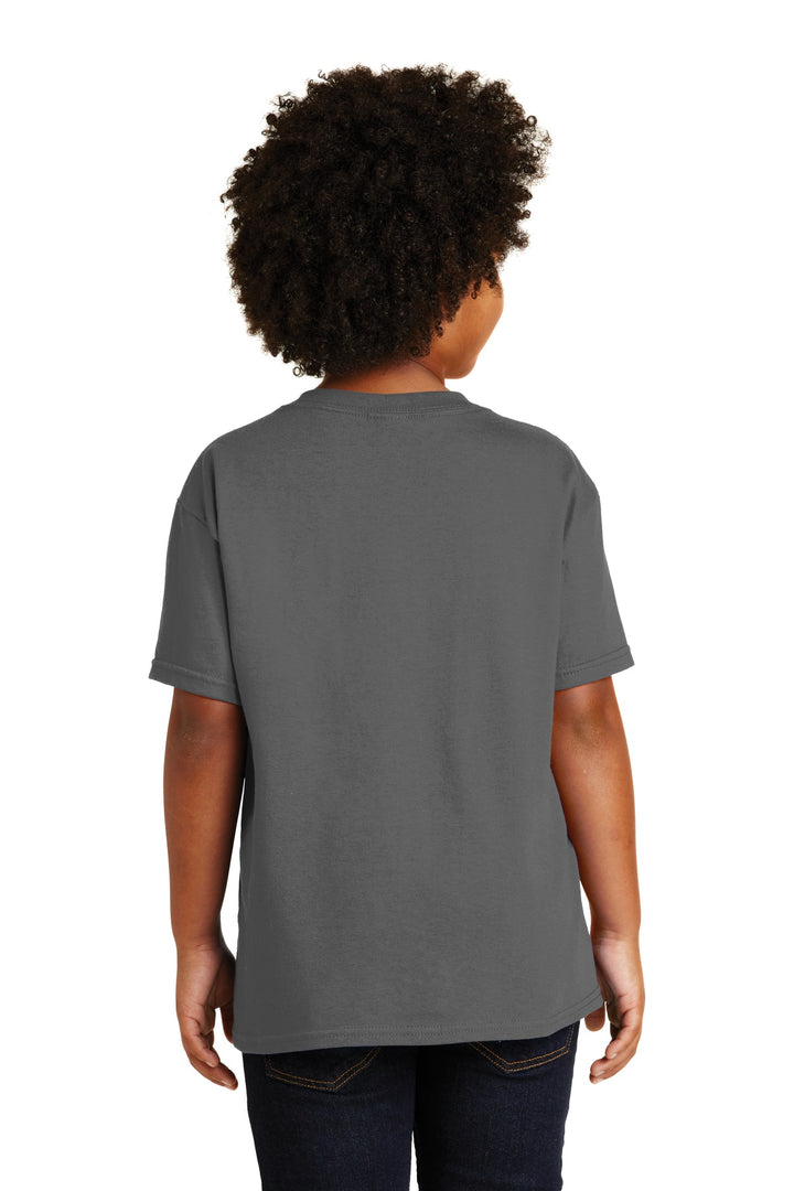 Charcoal Gildan - Youth Heavy Cotton 100% Cotton T-Shirt. 5000B