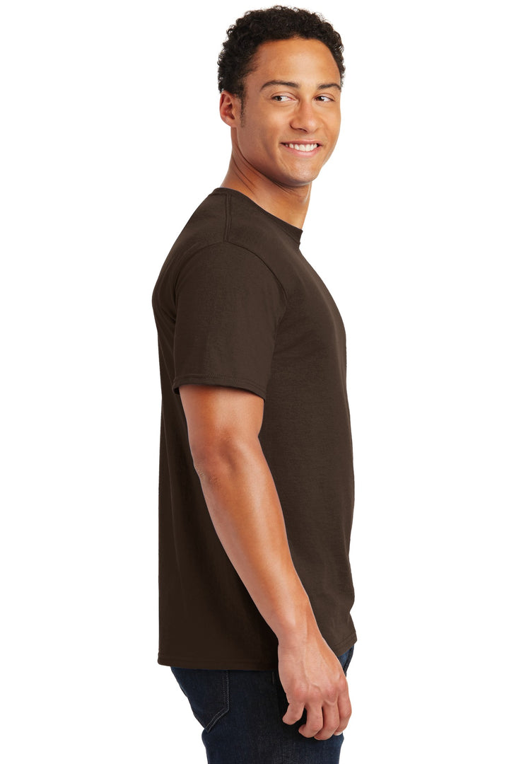 Chocolate Jerzees - Dri-Power 50/50 Cotton/Poly T-Shirt. 29M