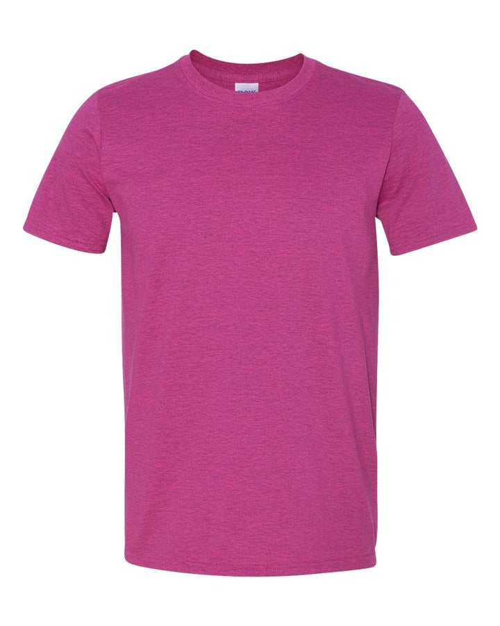 Front View of Antique Heliconia Softstyle® T-Shirt - 64000