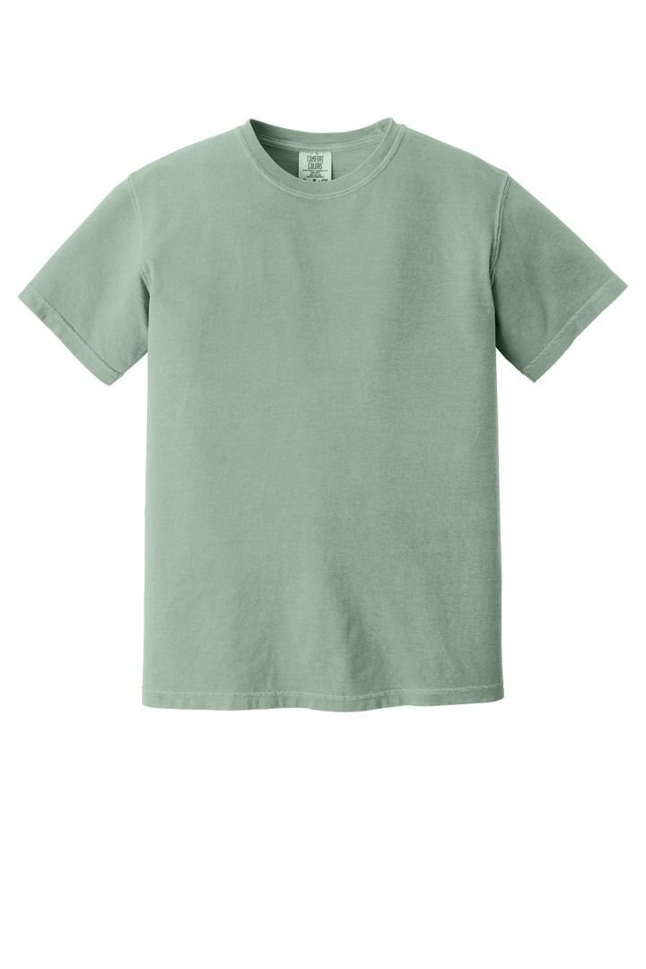 Front View of Bay COMFORT COLORS Heavyweight Ring Spun Tee. 1717