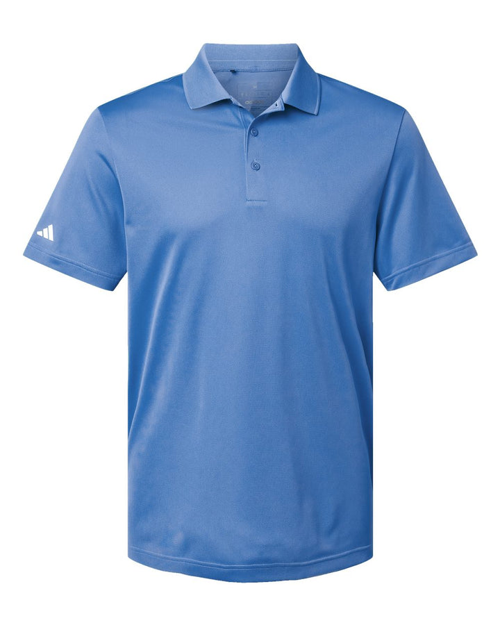 Front View of Blue Fusion Basic Sport Polo - A430