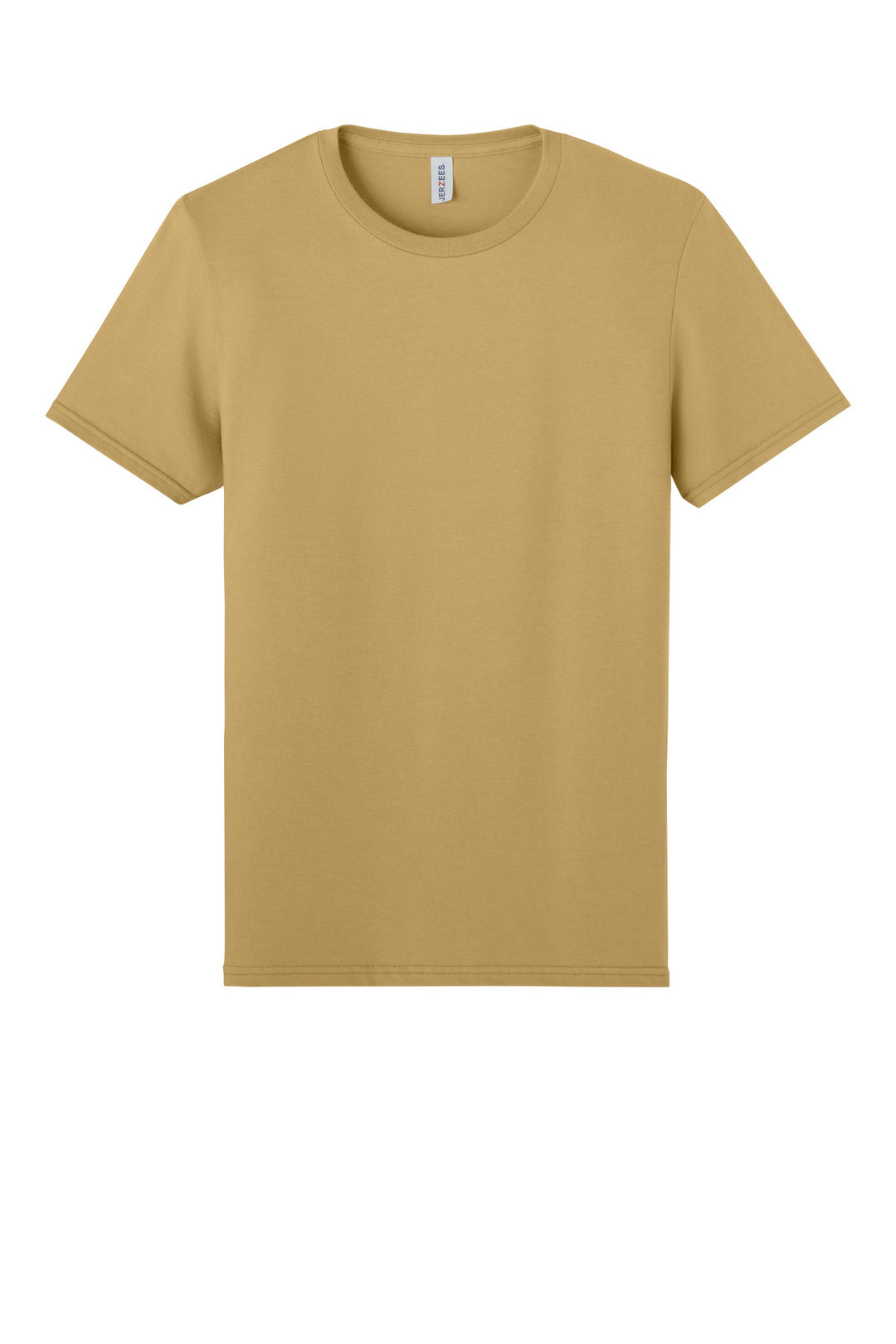 Front View of Bttersctch Jerzees Unisex Premium Combed Ring Spun Cotton Tee 570M