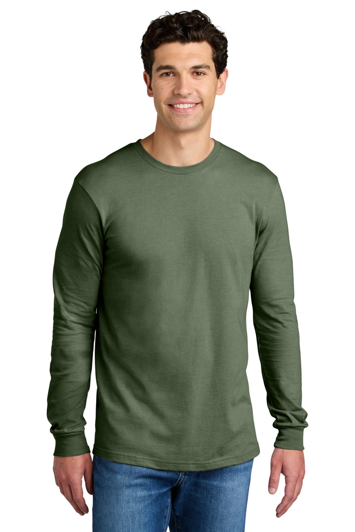 Front View of Cactus Gildan Softstyle CVC Long Sleeve Tee 64440CVC