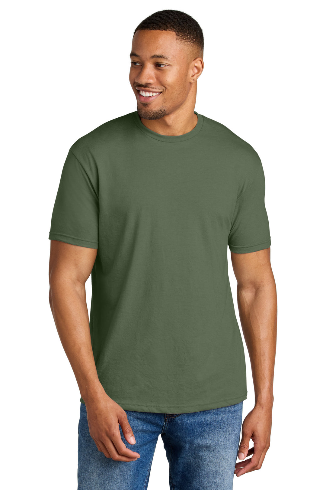 Front View of Cactus Gildan Softstyle CVC Tee 64000CVC