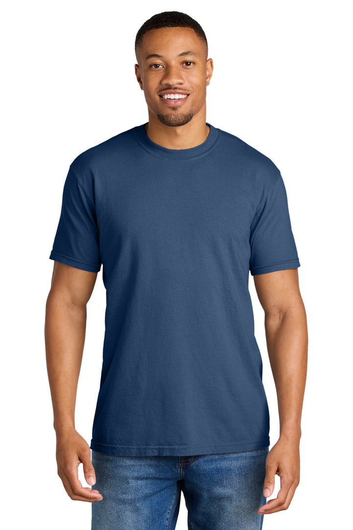 Front View of ChinaBlue COMFORT COLORS Heavyweight Ring Spun Tee. 1717