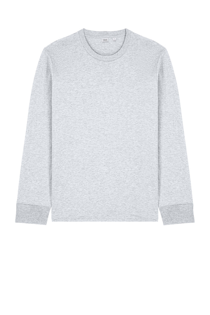 Front View of CoolHtrGry Stanley/Stella Unisex Creator 2.0 Long Sleeve Tee SXU022