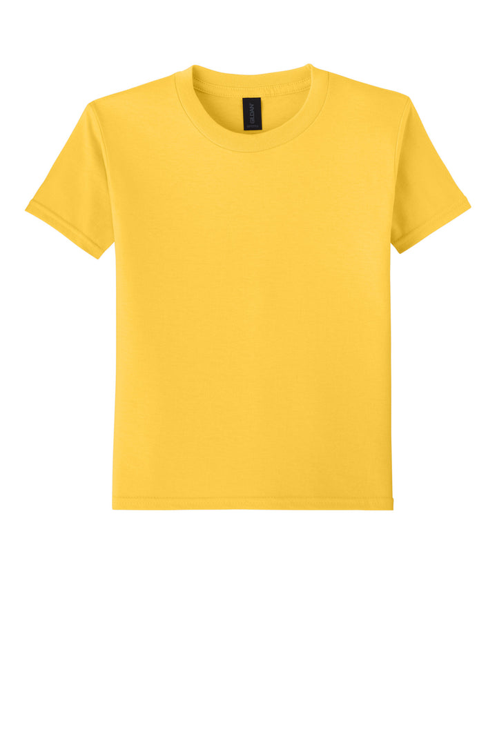 Front View of Daisy Gildan Youth Softstyle T-Shirt 64000B