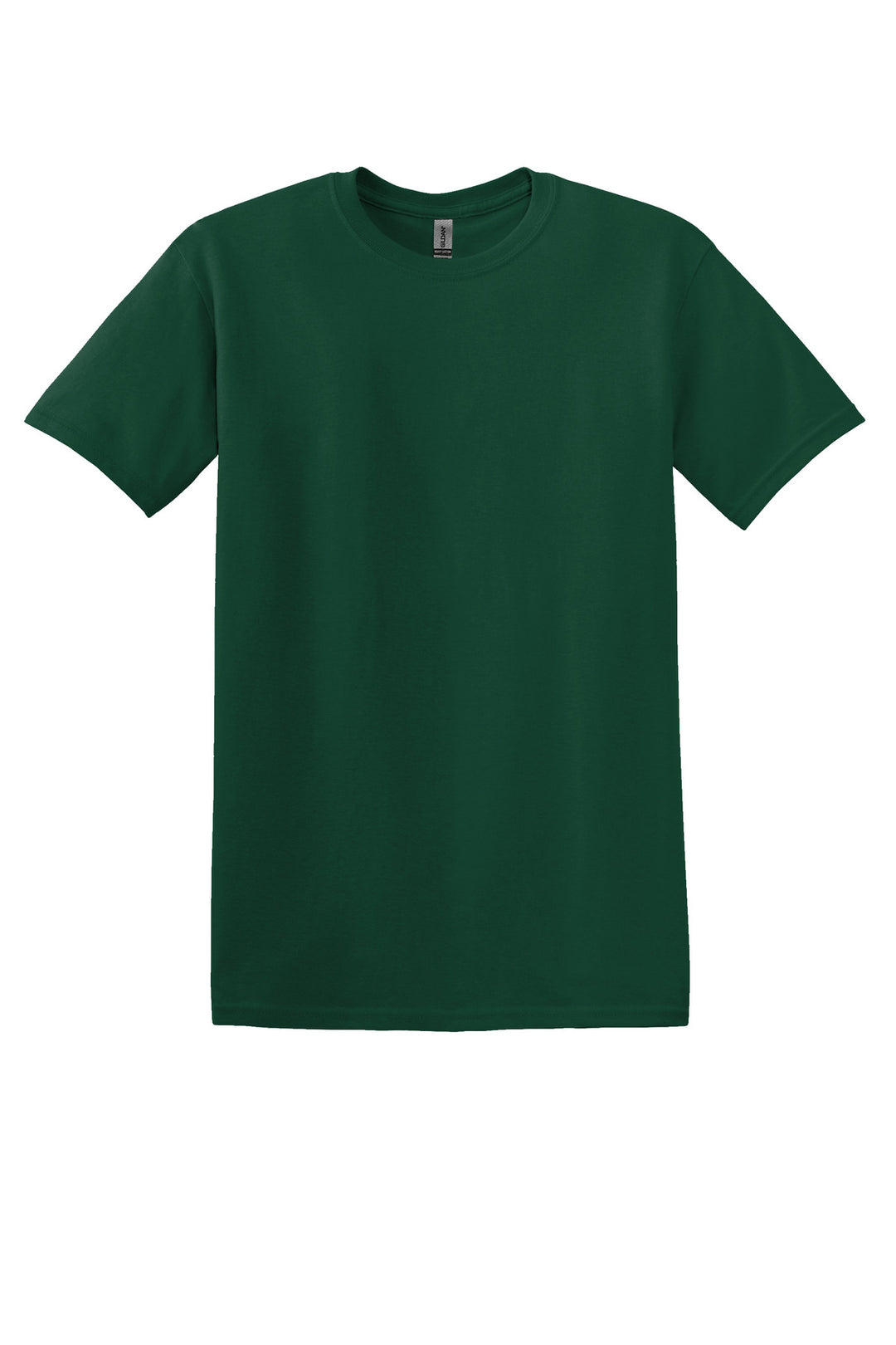 Front View of Forest Gildan - Heavy Cotton 100% Cotton T-Shirt. 5000