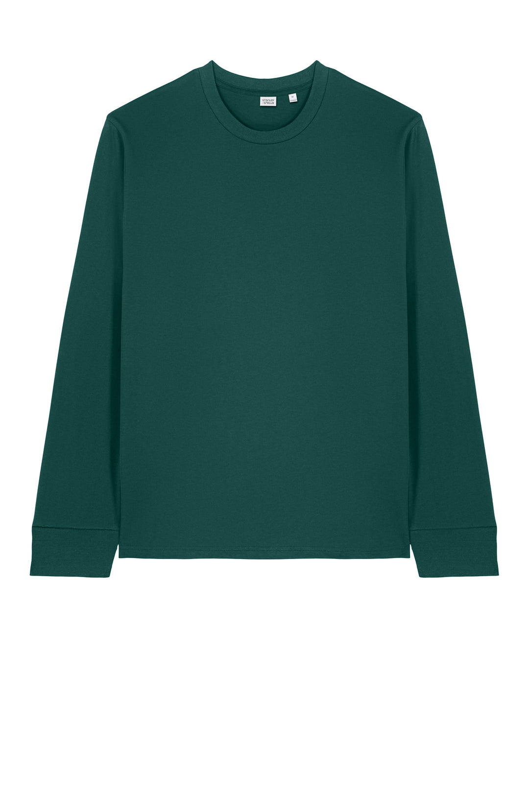 Front View of GlazedGrn Stanley/Stella Unisex Creator 2.0 Long Sleeve Tee SXU022