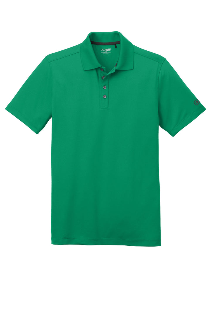 Front View of Green Shift OGIO Metro Polo. OG130