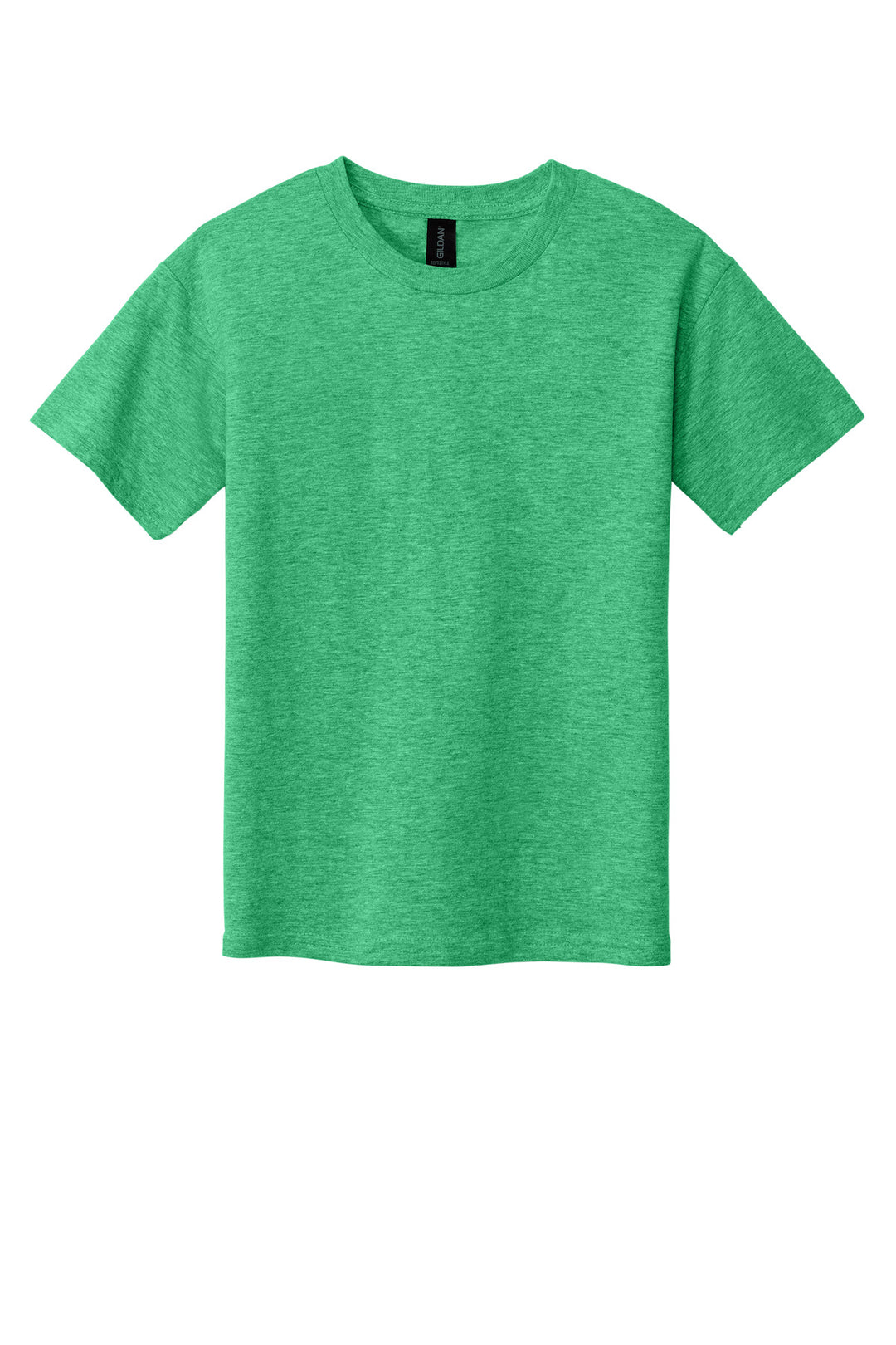 Front View of HtIrishGn Gildan Youth Softstyle T-Shirt 64000B