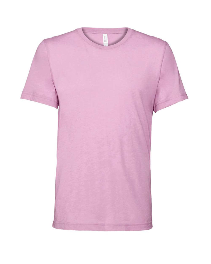 Front View of Lilac Triblend Triblend Tee - 3413