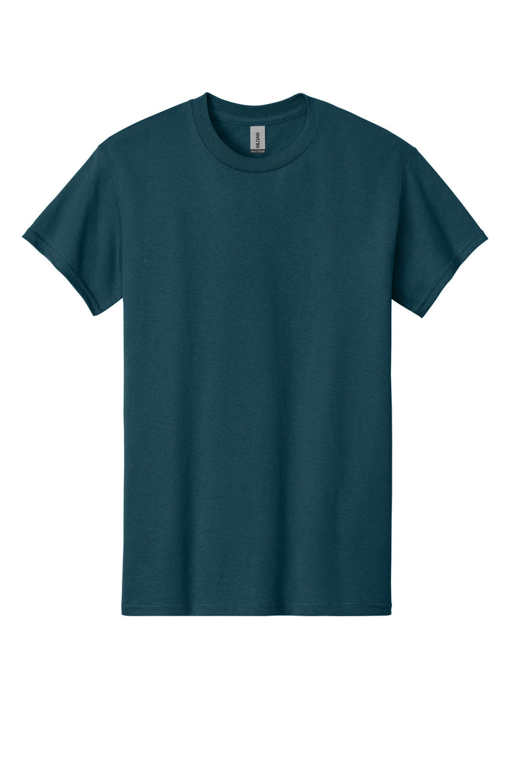 Front View of Midnight Gildan - Heavy Cotton 100% Cotton T-Shirt. 5000