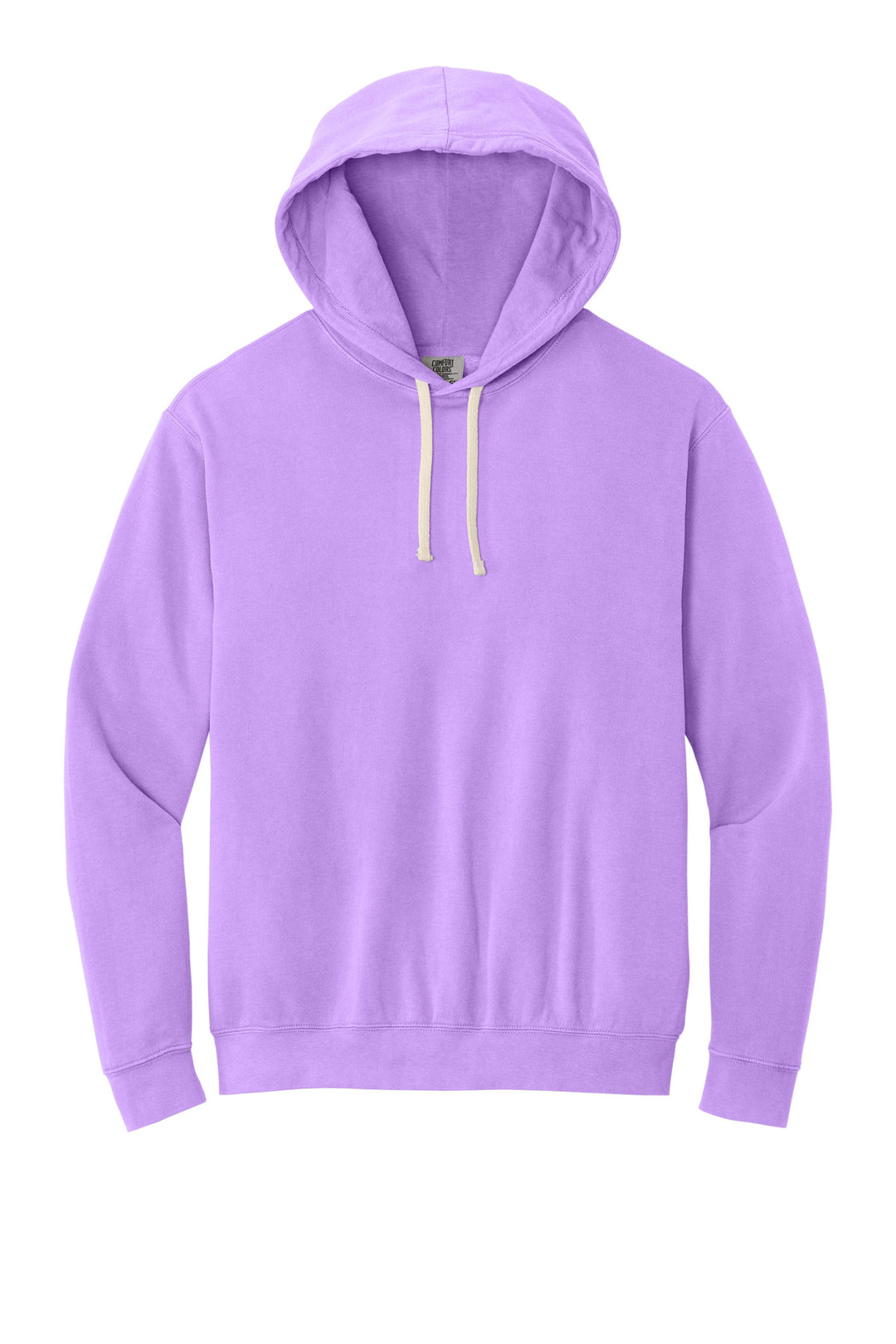 Front View of NeonVio Comfort Colors Lightweight Hooded Sweatshirt 1467