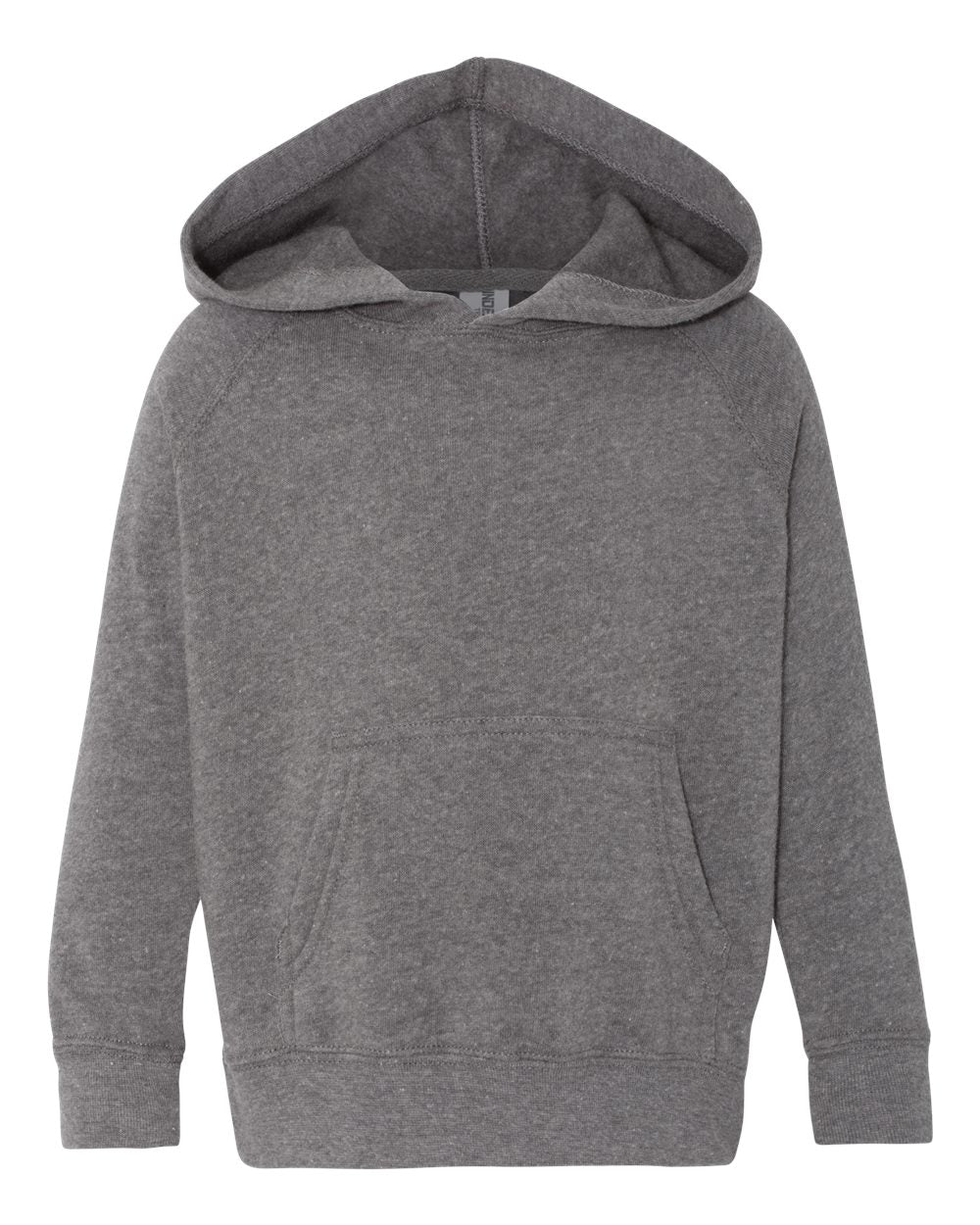 Front View of Nickel Toddler Special Blend Hooded Raglan Sweatshirt - PRM10TSB