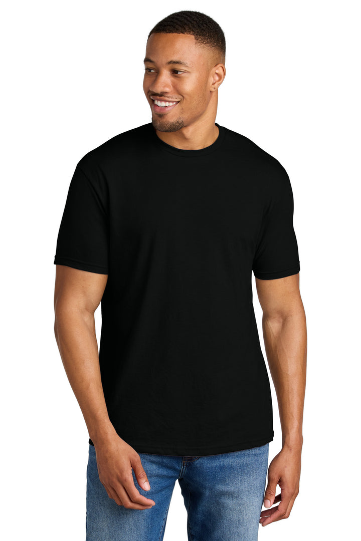 Front View of PitchBlack Gildan Softstyle CVC Tee 64000CVC