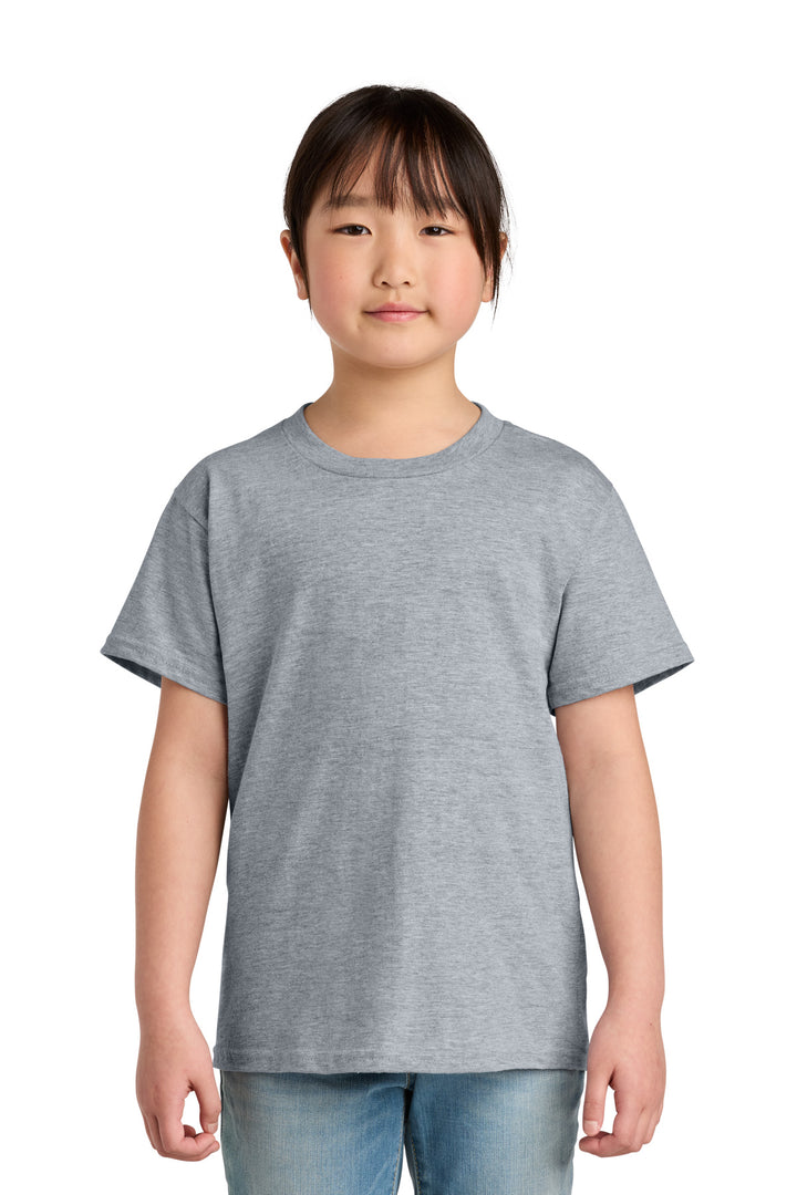 Front View of RngSpunSpG Gildan Youth Softstyle Midweight Tee 65000B
