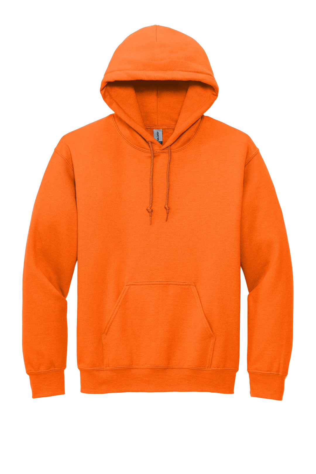 Front View of S Orange Gildan - DryBlend Pullover Hooded Sweatshirt. 12500