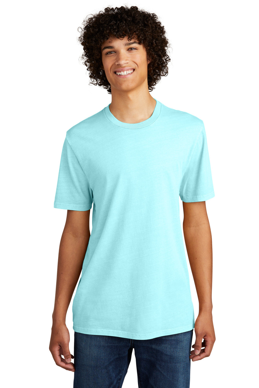Front View of SaltwtrBlu Allmade Unisex Mineral Dye Organic Cotton Tee AL2400