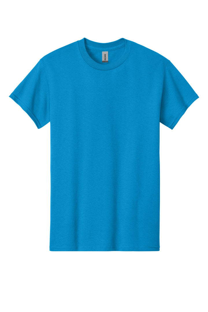 Front View of Sapphire Gildan - Heavy Cotton 100% Cotton T-Shirt. 5000