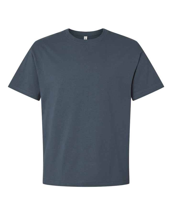 Front View of Vintage Navy 6 oz. Heavyweight Tee - 3010
