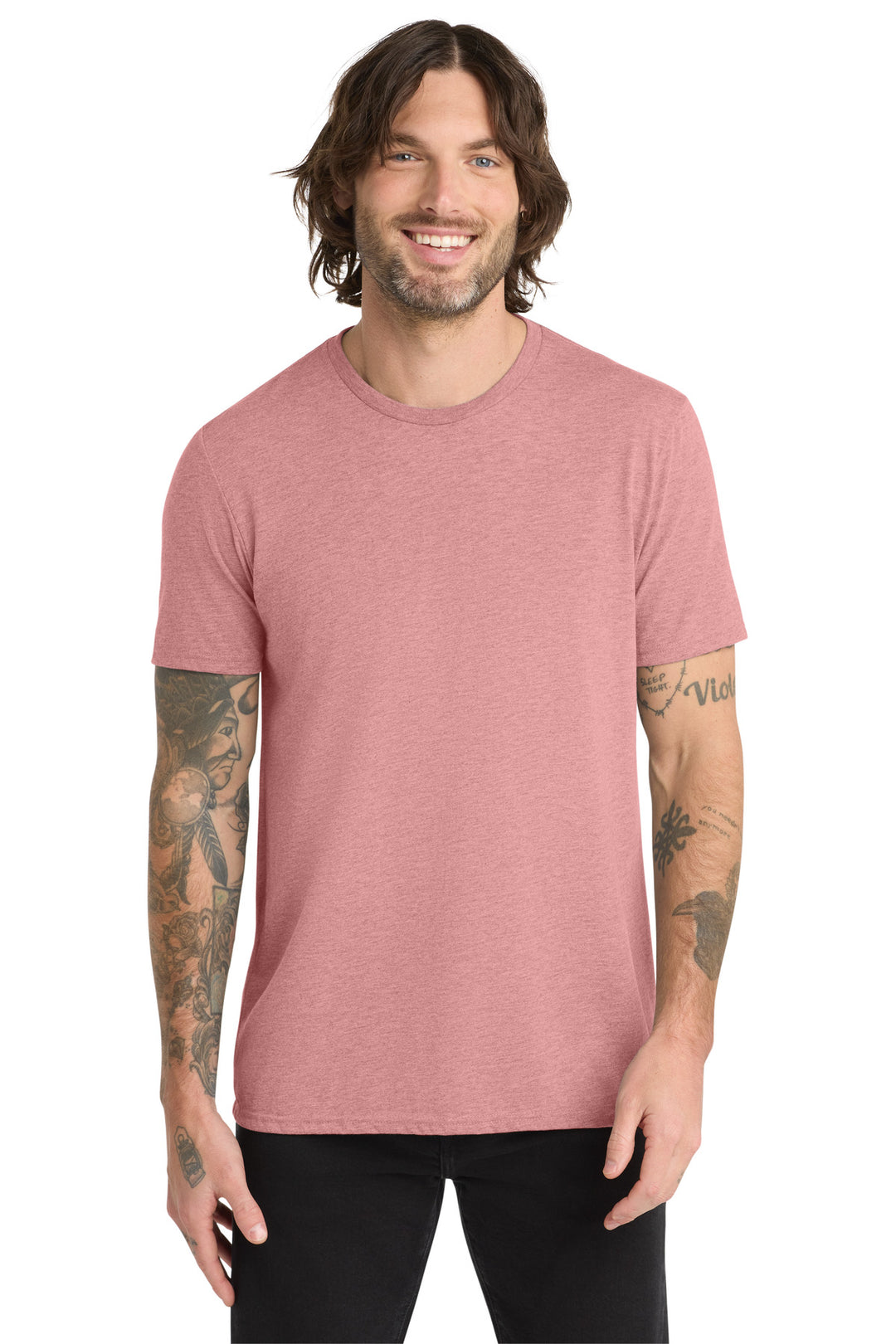 Front View of VtgRose Allmade Unisex Tri-Blend Tee AL2004