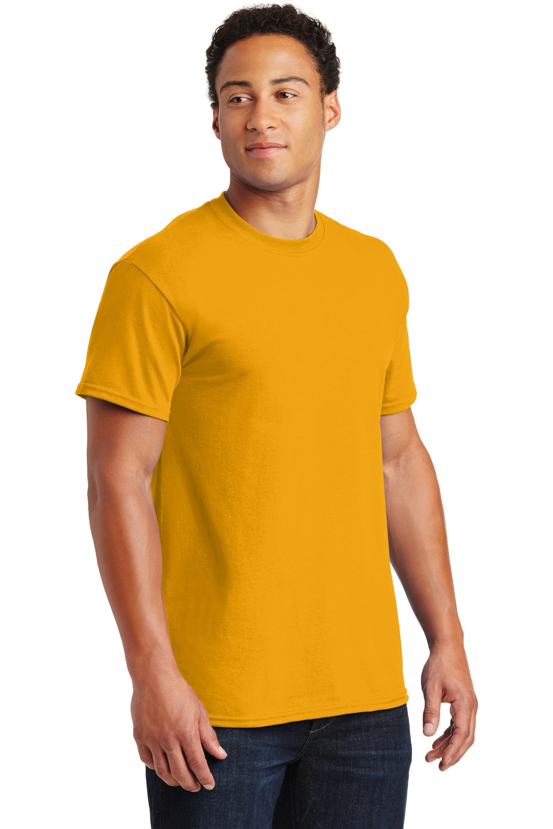Gold Gildan - Ultra Cotton 100% US Cotton T-Shirt. 2000