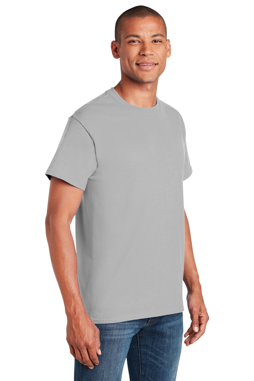 Ice Grey Gildan - Heavy Cotton 100% Cotton T-Shirt. 5000