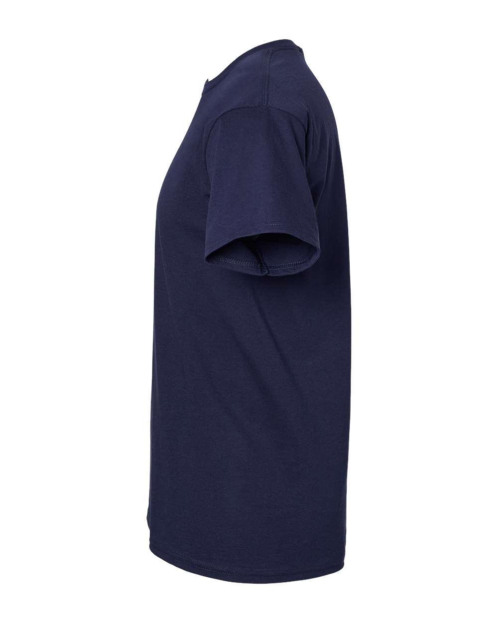 Left View of Athletic Navy Essential-T T-Shirt - 5280