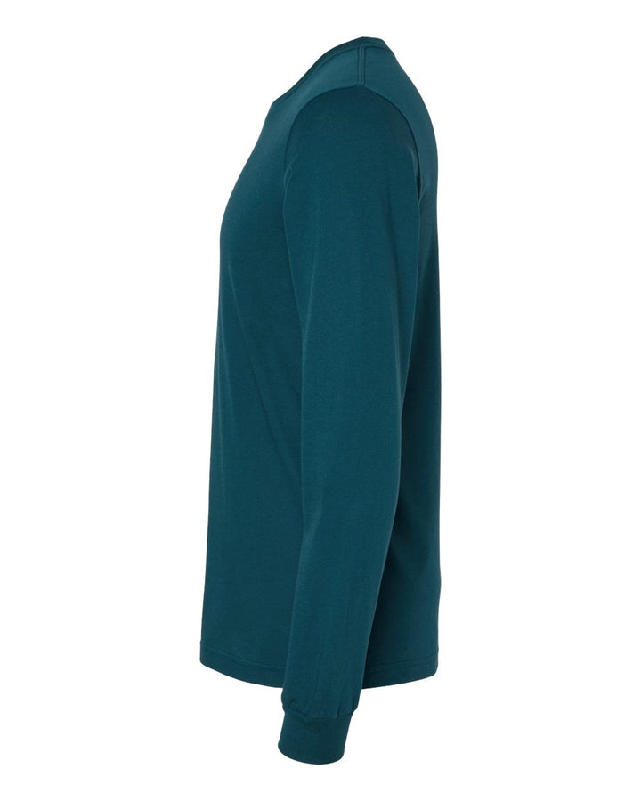 Left View of Atlantic Jersey Long Sleeve Tee - 3501