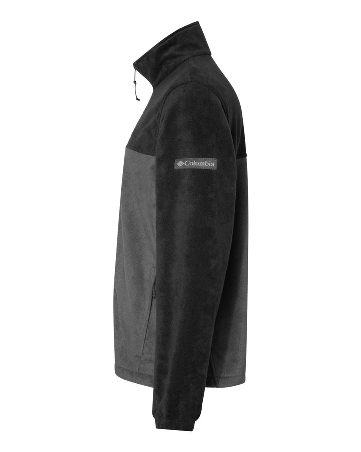 Left View of Black/ Grill Steens Mountain™ Full Zip 2.0 Jacket - 212478