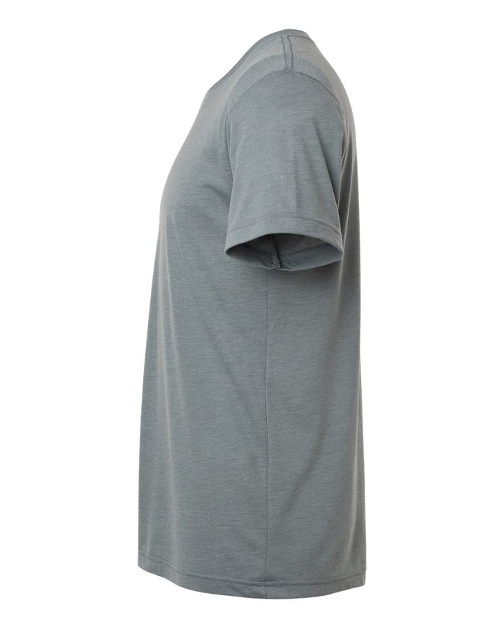 Left View of Blue Storm Triblend Triblend Tee - 3413