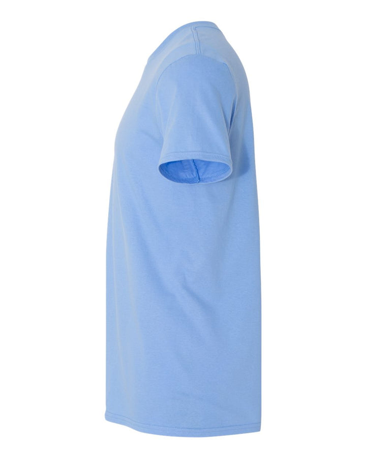 Left View of Carolina Blue Softstyle® T-Shirt - 64000