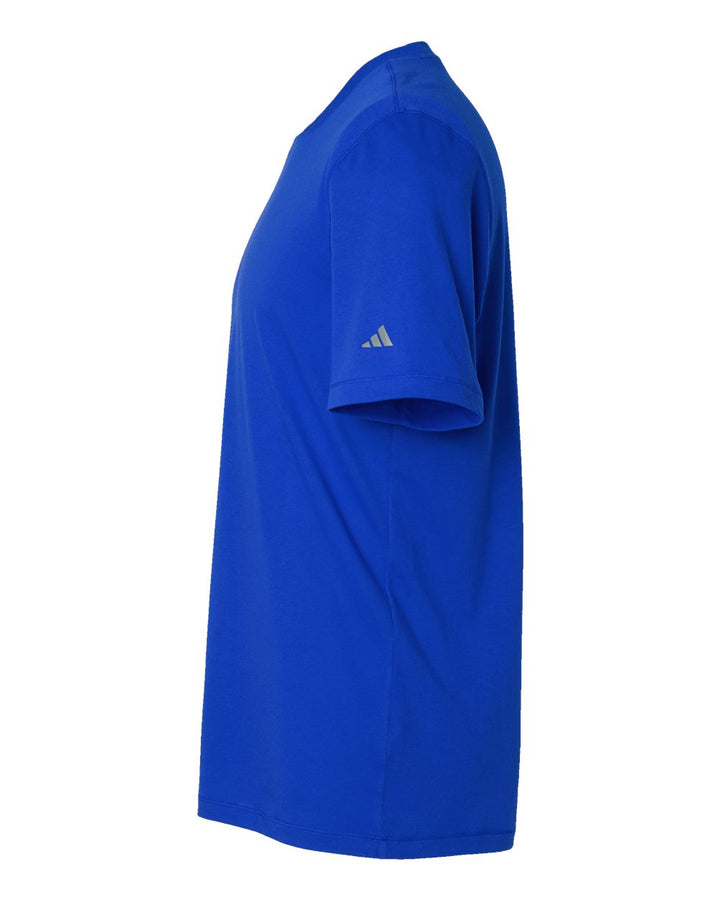 Left View of Collegiate Royal Blended T-Shirt - A556