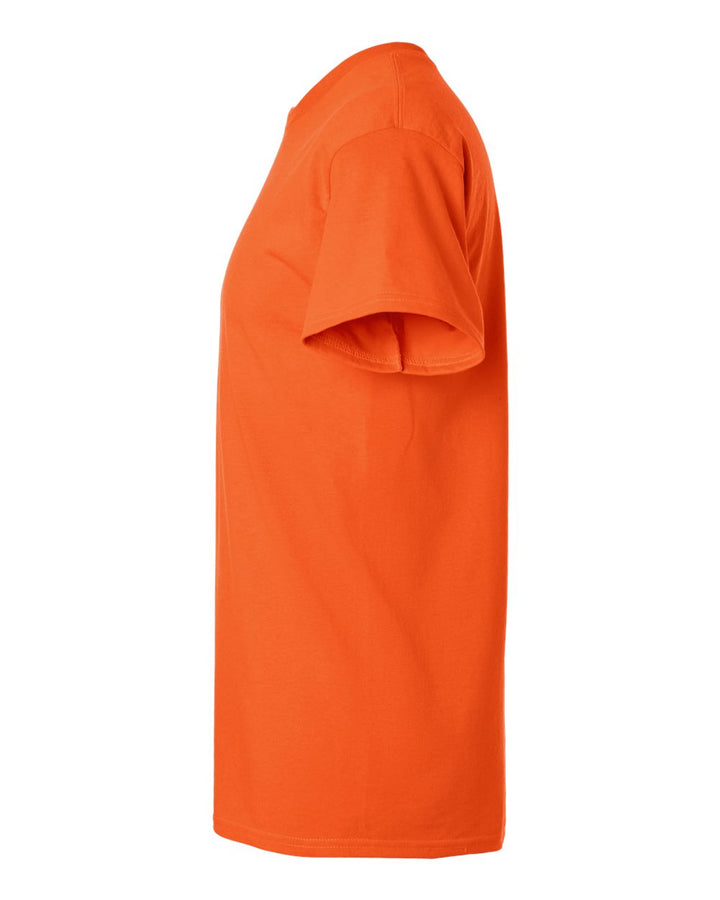 Left View of Orange Ultra Cotton® T-Shirt - 2000