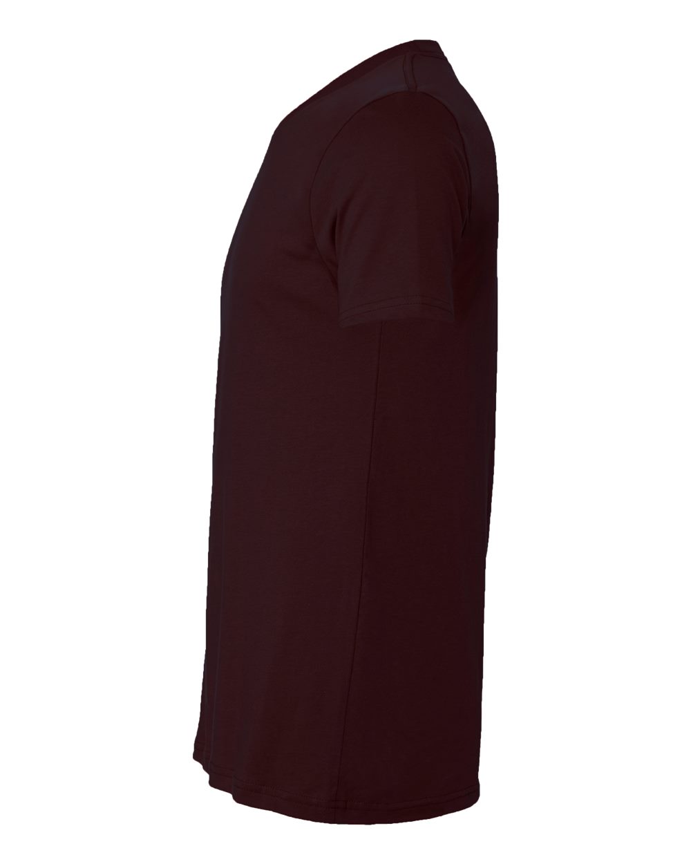 Left View of Oxblood Black Jersey Tee - 3001