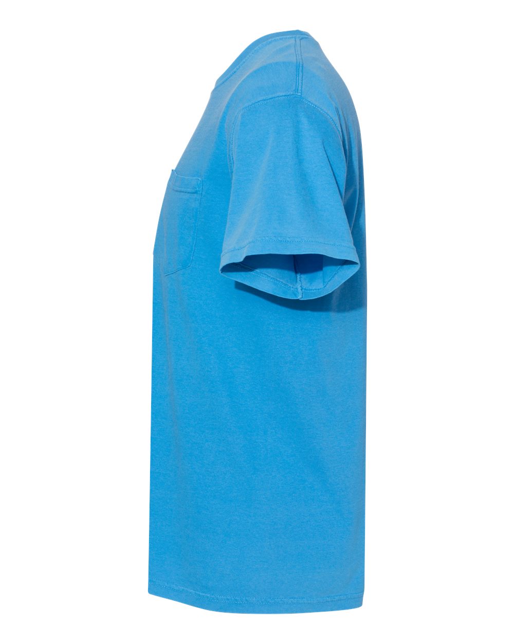 Left View of Royal Caribe Garment-Dyed Heavyweight Pocket T-Shirt - 6030