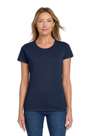 LightBlue Gildan Women's Heavy Cotton 100% Cotton T-Shirt. 5000L