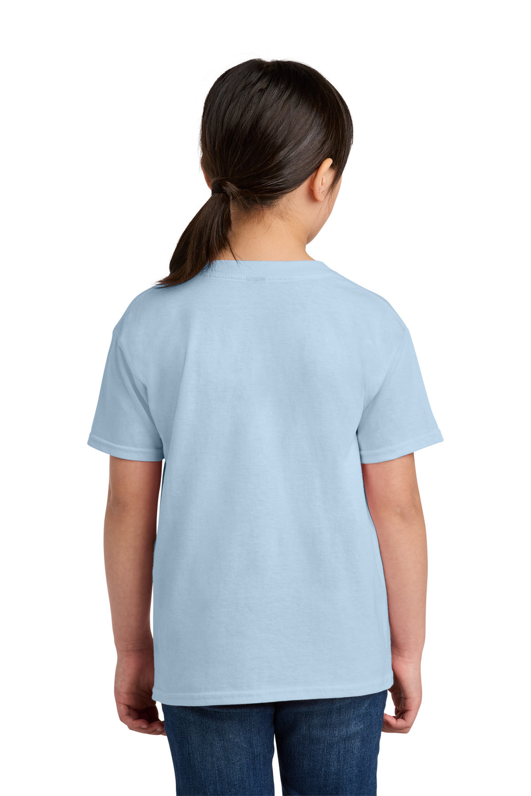 LightBlue Gildan Youth Softstyle T-Shirt 64000B