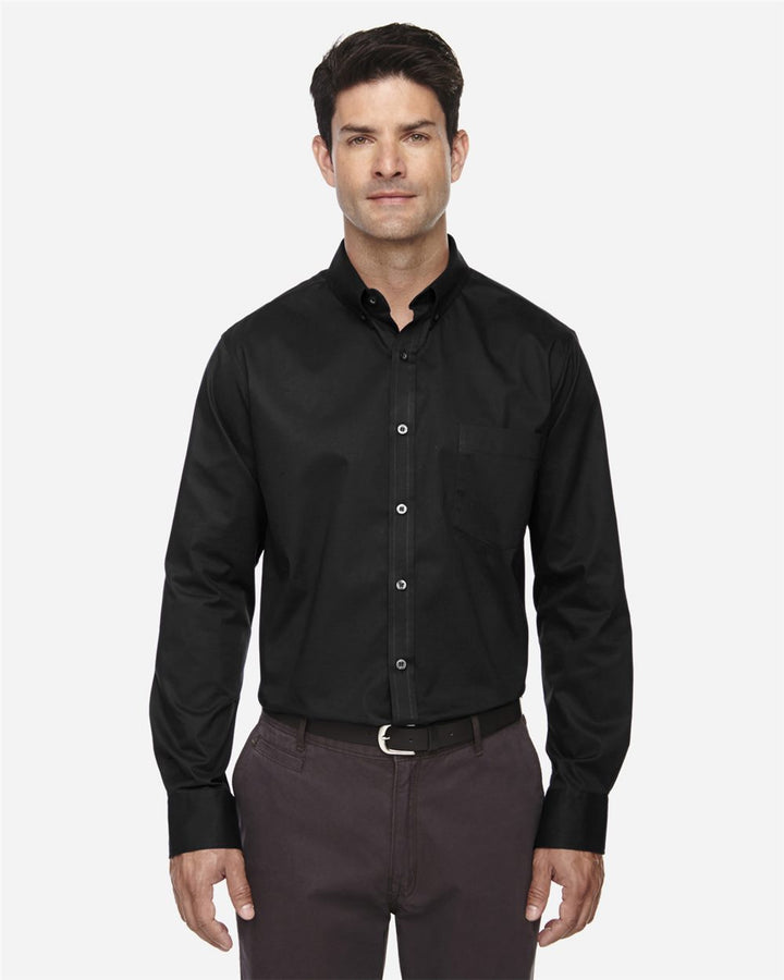 Men's Tall Operate Long Sleeve Twill Dress Shirt - 88193T  grouped