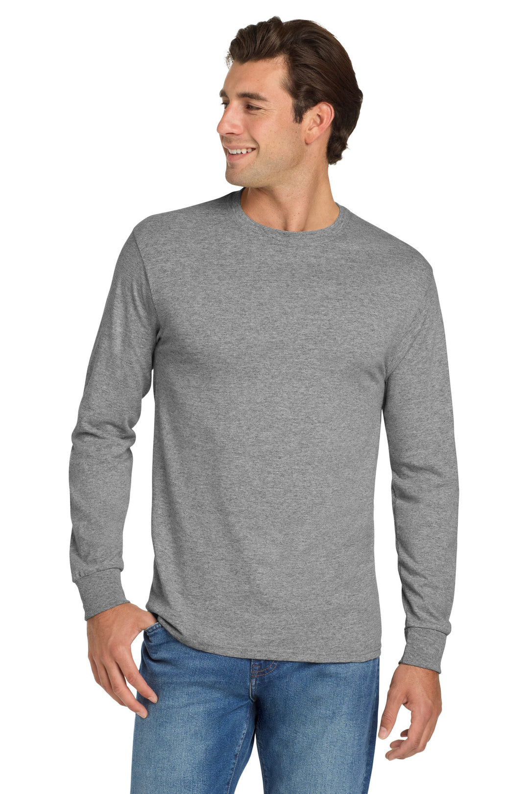 Oxford Jerzees - Dri-Power 50/50 Cotton/Poly Long Sleeve T-Shirt. 29LS